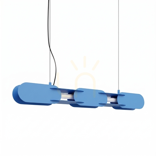 Skontrolujte CHAIN 91 modrá LED závesná lampa 3000K