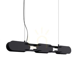 Závesné svietidlo CHAIN 91 čierne LED 3000K small 0