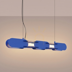 Závesné svietidlo Thoro CHAIN 91 ultramarínové LED 3000K small 2