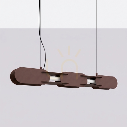 Skontrolujte CHAIN 91 hnedá LED závesná lampa 4000K