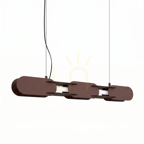 Skontrolujte CHAIN 91 hnedá LED závesná lampa 4000K