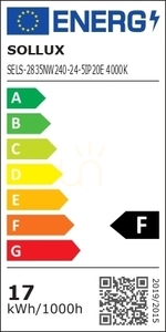 CHAIN 91 modrá LED 4000K závesná lampa small 7