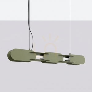 CHAIN 91 závesné svietidlo olivovo zelená LED 4000K small 1