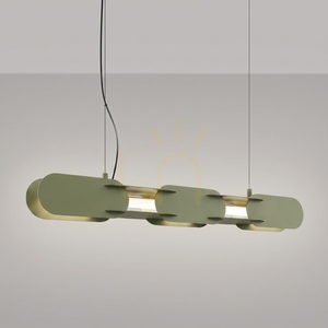 CHAIN 91 závesné svietidlo olivovo zelená LED 4000K small 2