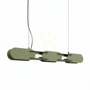 CHAIN 91 závesné svietidlo olivovo zelená LED 4000K small 0