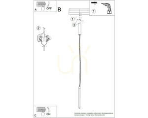 Závesné svietidlo TRANG 50 burgundy LED 3000K small 7