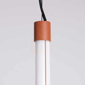 TRANG 75 okrovo červená LED závesná lampa 3000K small 5