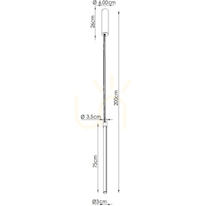 Závesné svietidlo TRANG 100 mocca LED 4000K small 6
