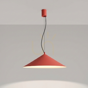 Závesná lampa FINT červená LED 3000K small 2
