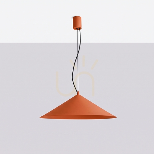 Skontrolujte FINT okrovo červená LED závesná lampa 3000K