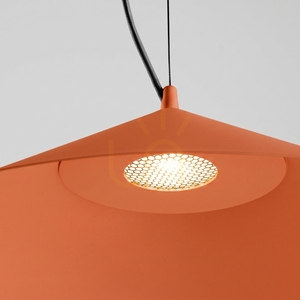 FINT okrovo červená LED závesná lampa 3000K small 4