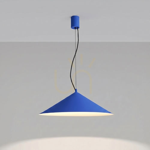 Skontrolujte Závesné svietidlo Thoro FINT kužeľové 50 cm LED 3000K ultramarín