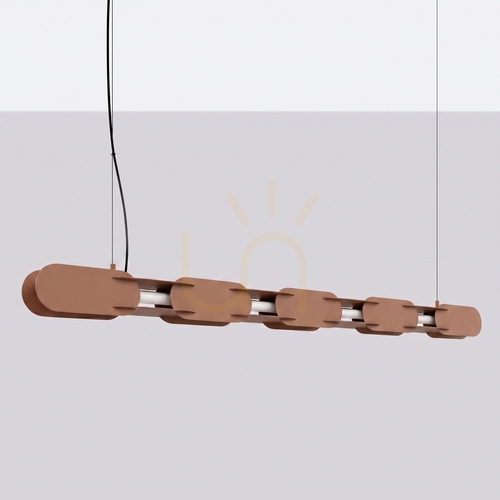 Skontrolujte CHAIN 158 mocca LED 3000K závesné svietidlo
