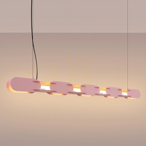CHAIN 158 ružová LED závesná lampa 3000K small 2