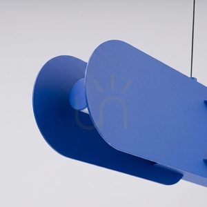 CHAIN 158 ultramarínová LED závesná lampa 3000K small 4