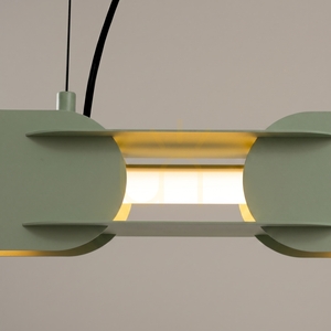 CHAIN 158 zelená olivová LED závesná lampa 3000K small 3