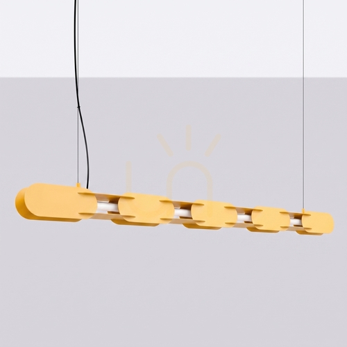 Skontrolujte CHAIN 158 žltá LED závesná lampa 3000K