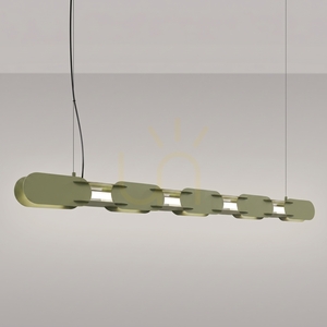 CHAIN 158 závesné svietidlo olivovo zelená LED 4000K small 2