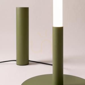 TRANG stojacia lampa zelená olivová 3000K small 5