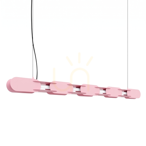 Skontrolujte CHAIN 158 ružová LED závesná lampa 4000K