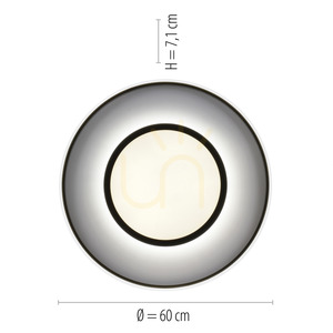 Plafond ARENDA 11627-18 Black 1xLED small 7