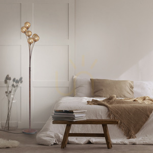 GRETA Stojacia lampa 398-48 Rust 6xG9 small 7