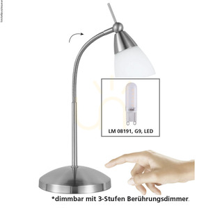 Stolová lampa PINO 4001-55 Silver 1xG9 small 10
