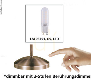 Stolová lampa PINO 4001-60 Mosadz 1xG9 small 10
