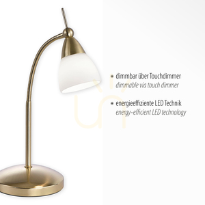 Stolová lampa PINO 4001-60 Mosadz 1xG9 small 3
