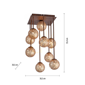 Plafón GRETA 6238-48 Rust 9xG9 small 6