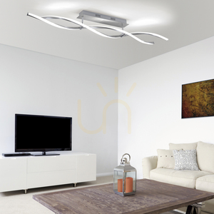 POLINA Plafond 9143-55 Silver 2xLED small 2
