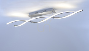 POLINA Plafond 9143-55 Silver 2xLED small 9