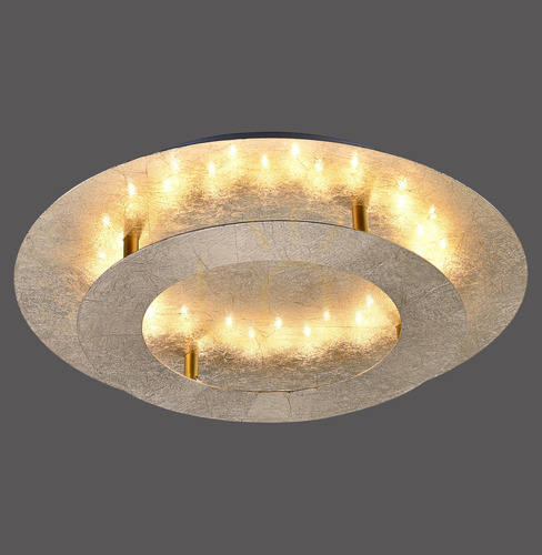 Skontrolujte Plafond NEVIS 9620-12 Gold 1xLED