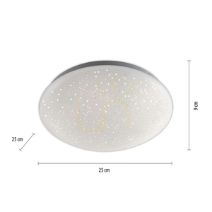 SKYLER Plafond 14241-16 White 1xLED small 6