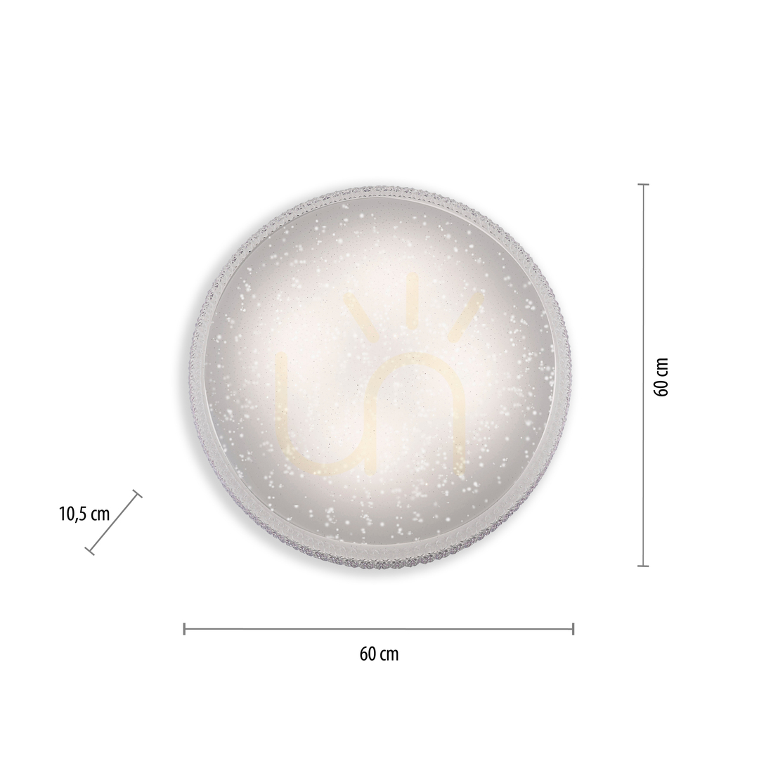 vyhliadka FRIDA Plafond 14372-00 Transparent 1xLED FRIDA Plafond 14372-00 Transparent 1xLED