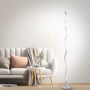 Stojacia lampa WAVE 15168-55 Silver 1xLED small 2