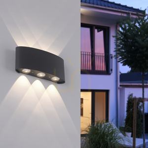 Nástenné svietidlo CARLO 9488-13 Anthracite 6xLED small 2
