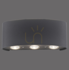Nástenné svietidlo CARLO 9488-13 Anthracite 6xLED small 0
