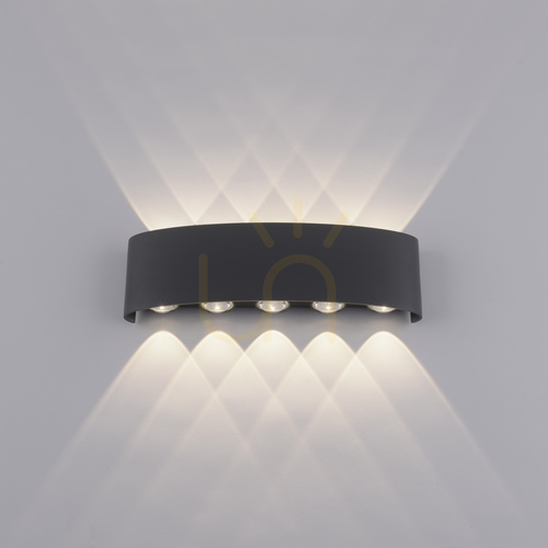Skontrolujte LED nástenné svietidlo Paul Neuhaus CARLO 9489-13, antracitové, 27 cm, IP54