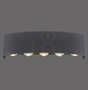 LED nástenné svietidlo Paul Neuhaus CARLO 9489-13, antracitové, 27 cm, IP54 small 0