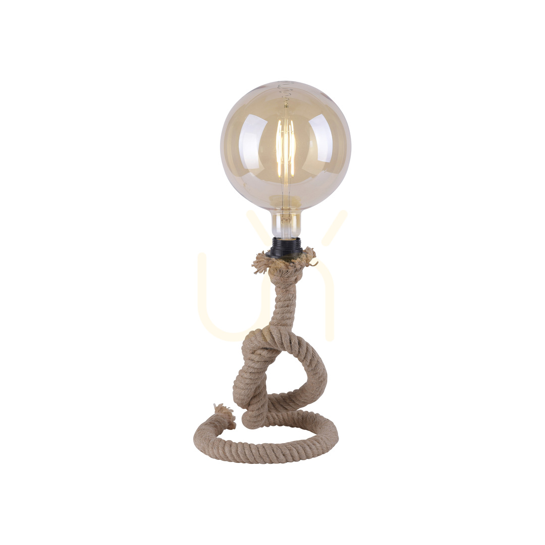 Displej Stolová lampa ROPE 15480-18 Black 1xE27 Stolová lampa ROPE 15480-18 Black 1xE27