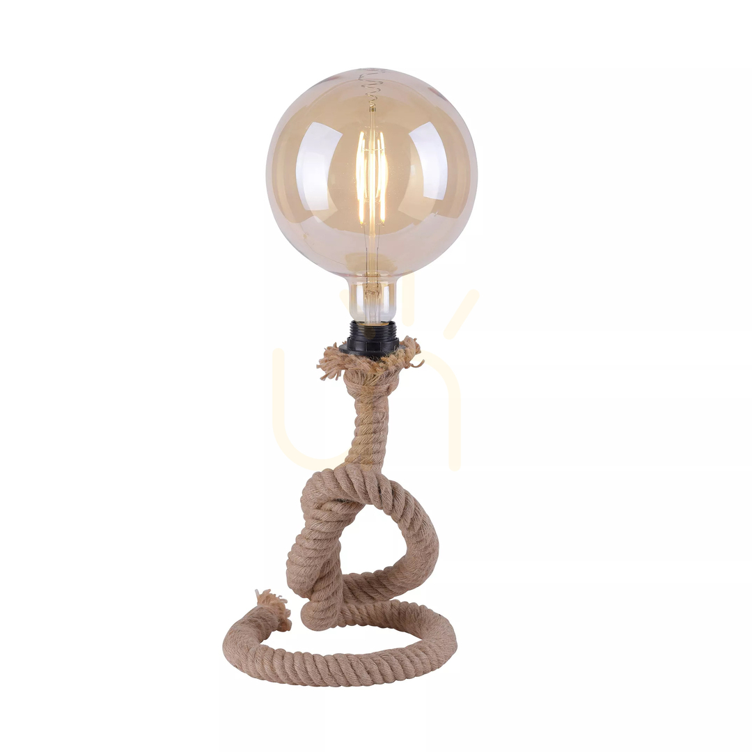 Displej Stolová lampa ROPE 15480-18 Black 1xE27 Stolová lampa ROPE 15480-18 Black 1xE27