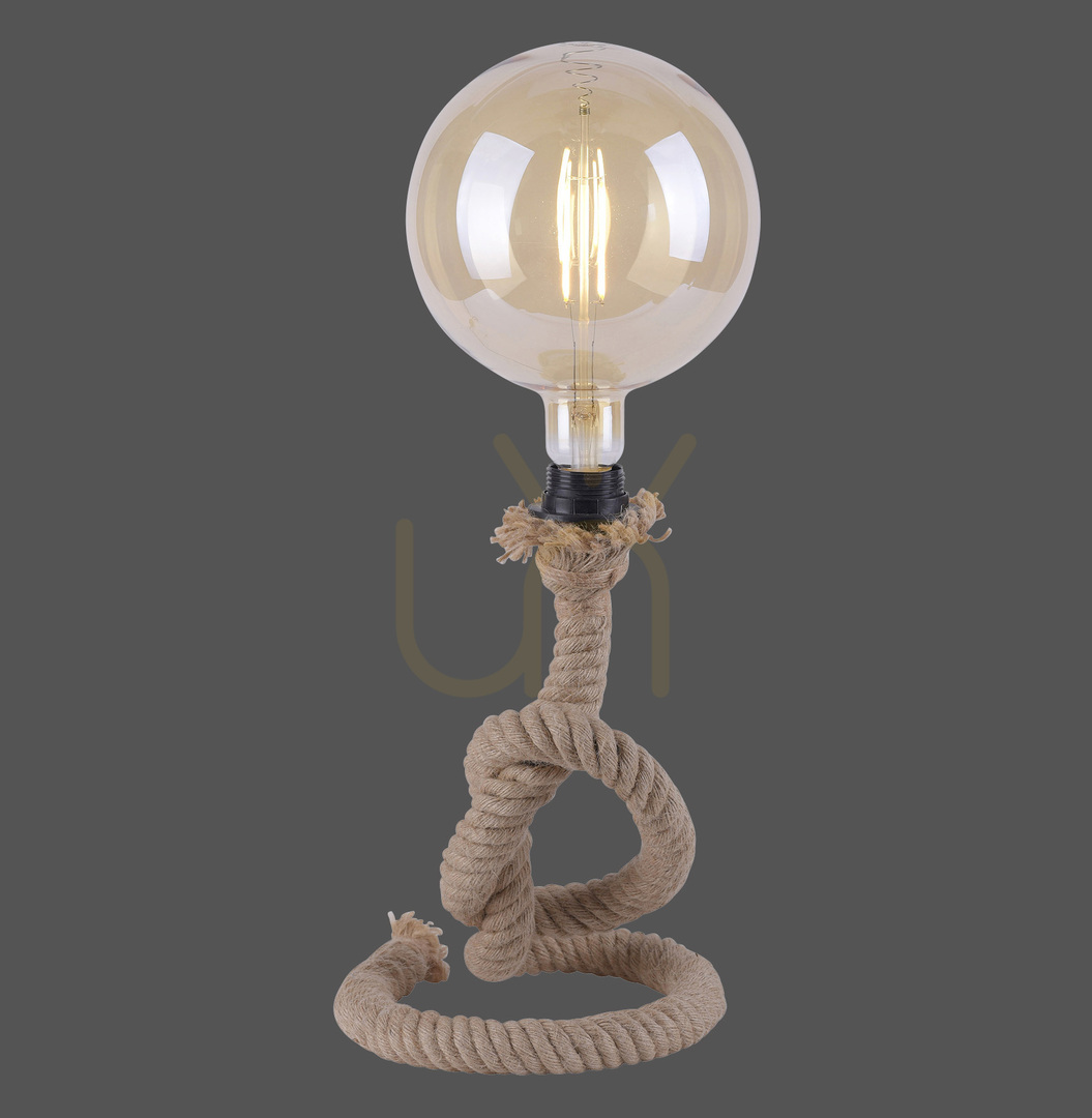 Skontrolujte Stolová lampa ROPE 15480-18 Black 1xE27 Stolová lampa ROPE 15480-18 Black 1xE27