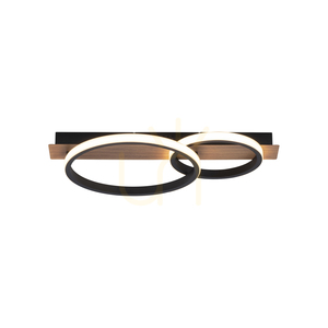 TROOPER Plafond 15615-78 Black 1xLED small 13