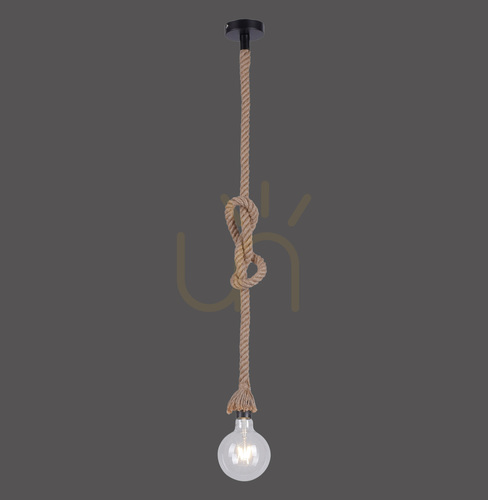Skontrolujte Závesné svietidlo ROPE 15481-18 Brown 1xE27