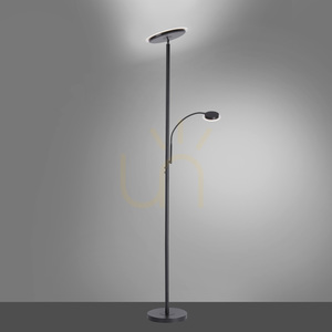 Stojacia lampa HANS 11709-18 Black 2xLED small 5
