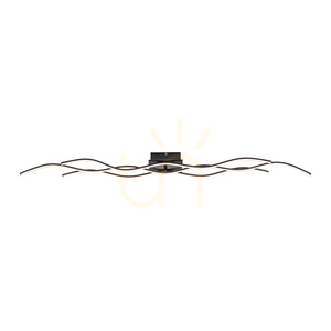 WAVE Plafond 15167-18 Black 3xLED small 1