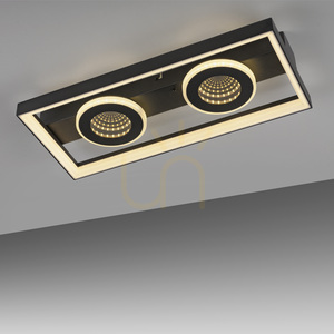 Stropné svietidlo Zuma Line TRAFORO 6854-18 čierne LED 20 W 45 cm small 19
