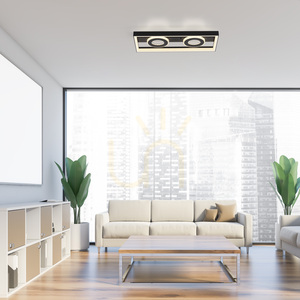 Stropné svietidlo Zuma Line TRAFORO 6854-18 čierne LED 20 W 45 cm small 2