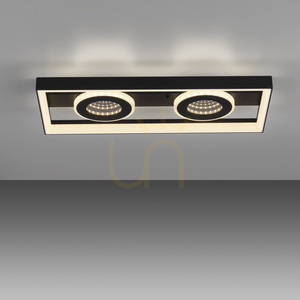 Stropné svietidlo Zuma Line TRAFORO 6854-18 čierne LED 20 W 45 cm small 20